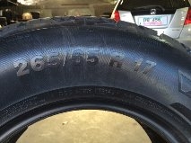 ยางนอกใหม่อะพอลโล่ 265/65/17 บุรีรัมย์