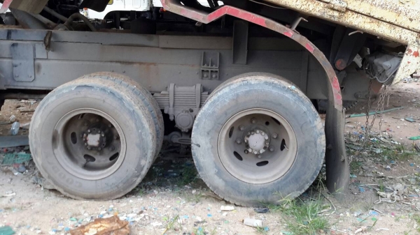 NISSAN หัวไฮเทค เครื่อง HO7D สองเพลาดั้มพ์