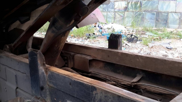 NISSAN หัวไฮเทค เครื่อง HO7D สองเพลาดั้มพ์