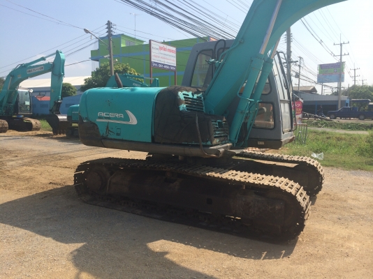 รถแบคโฮเก่าญี่ปุ่น Kobelco SK120-3 มาร์คไฟว์ซุปเปอร์ พร้อมไลน์หัวเจาะ