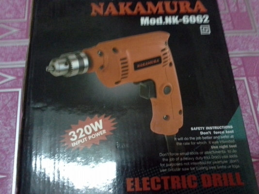 ขายสว่านไฟฟ้าราคาถูก850-รวมส่งธรรมดา ems+50บาทคร้าบ 320W ของใหม่แกะกล่องเบิกโรงงนโดยตรงคร้าบ สนใจทักได้คร้าบ 081-7915677
