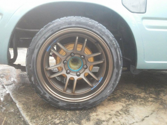 RP ll  8.5 9.5 พร้อมยาง 215/45/17 245/45/17 ราคา 13400 สนใจโทรเลย คับ 082-398-4864 หม่อน