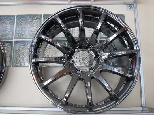 ล้อแม็กซ์ใหม่ ขอบ 20 สีแบล็คโครม (สีเงา)