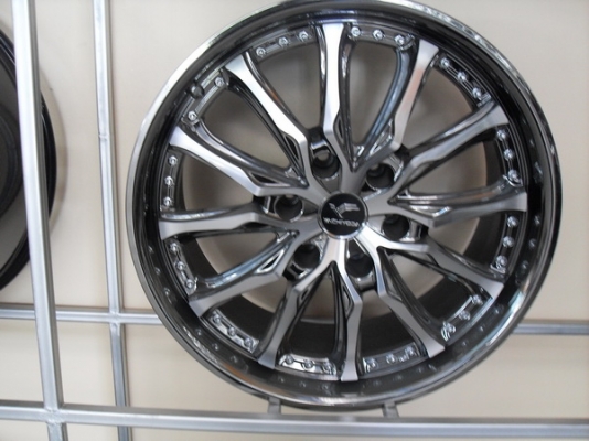 ล้อแม็กซ์ใหม่ ขอบ 20 สีแบล็คโครม (สีเงา)