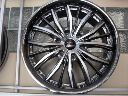 ล้อแม็กซ์ใหม่ ขอบ 20 สีแบล็คโครม (สีเงา)
