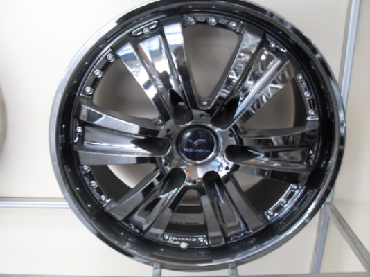 ล้อแม็กซ์ใหม่ ขอบ 20 สีแบล็คโครม (สีเงา)