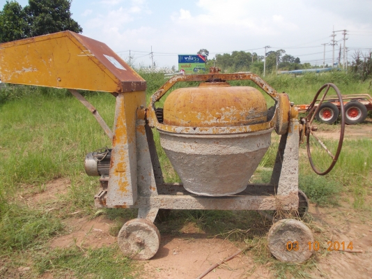 โม่ผสมคอนกรีต ยี่ห้อ BARTON MIXER พร้อมมอเตอร์ 3 แรง โม่ผสมคอนกรีต ยี่ห้อ BARTON MIXER พร้อมมอเตอร์ 3 แรง