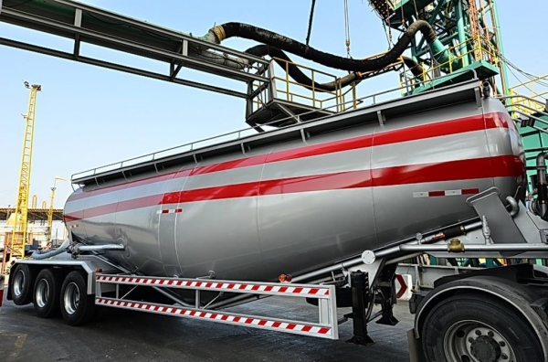 รถเทรลเลอร์ bulk cement  3 เพลาใหม่ ไม่ยก 32 cu.m ราคา 930,000