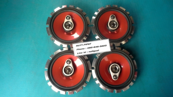 ชุดลำโพง Sony 6" แกนร่วม 3 ทาง จำนวน 4 ตัว มือสองจากญี่ปุ่น