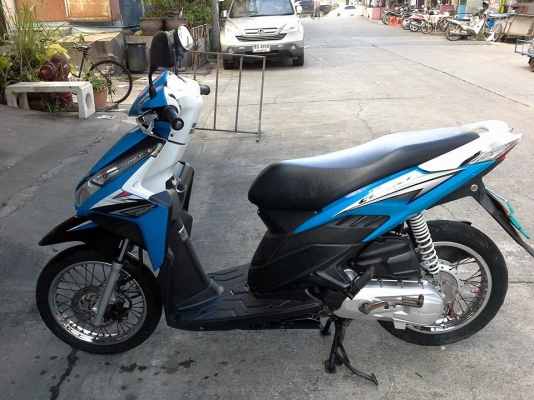 Click i ปี 54 สีฟ้า รถบ้าน เครื่องเดิม แน่น เอกสารครบ 19,900