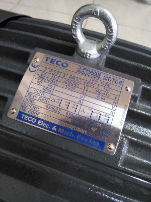 ขายมอเตอร์ teco 5 แรง ไฟ 220/380 โวล์ ขายมอเตอร์ teco 5 แรง ไฟ 220/380 โวล์