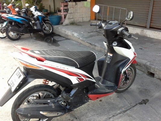 Mio 125 rr ปี 53 สีแดง ขาว รถบ้าน เครื่องเดิม ล้อแม็ค มีเล่ม เอกสารพร้อม 16,900