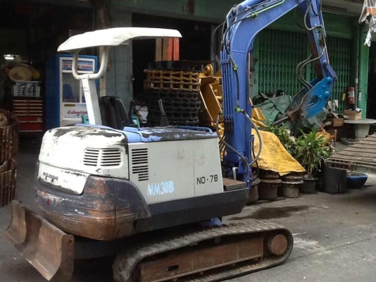SALE___รถขุด Mitsubishi MM 30B พร้อมหัวเจาะ เก่านอกญี่ปุ่น สภาพเดิมๆ สวย