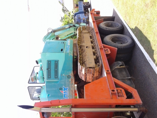 ขายรถบรรทุกติดเครนพร้อมรถแบคโฮ