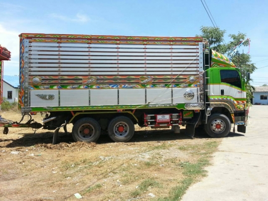 ขายดาวน์รถบรรทุก 22 ล้อพ่วงแม่ลูกดัมพ์ ISUZU DECA 360 แรงม้าปี 2556 ขายดาวน์ 1400000