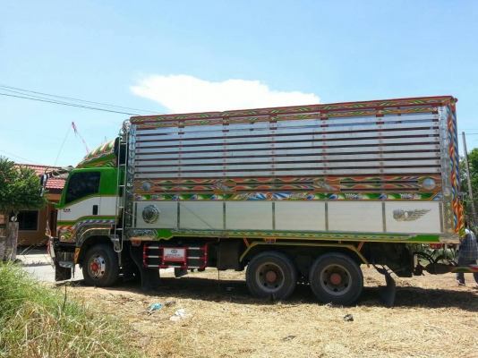 ขายดาวน์รถบรรทุก 22 ล้อพ่วงแม่ลูกดัมพ์ ISUZU DECA 360 แรงม้าปี 2556 ขายดาวน์ 1400000