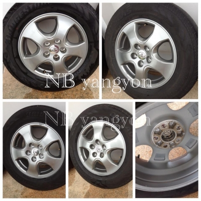 ล้อ แม็ก toyota new vigo วีโก้ 5 รู ขอบ 16 รมดำ