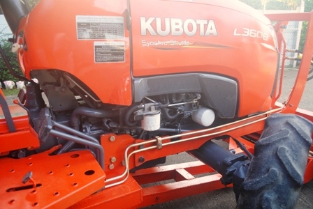 ขายรถไถ Kubota L 3608 (4WD) พร้อมดันหน้าและผานหลังตราช้าง