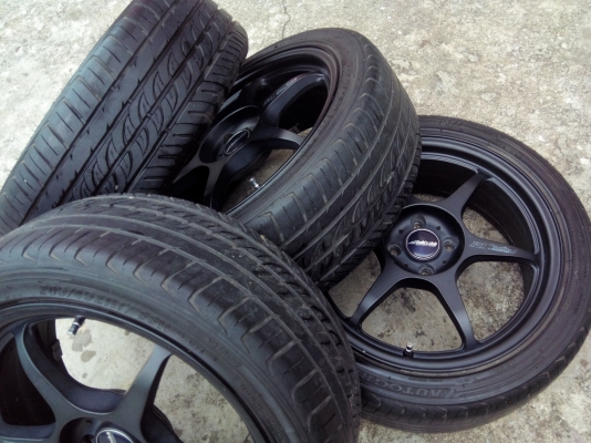 ขายP1 made in taiwanขอบ17 4รู100et40กว้าง7"ดำดุเดิมๆไม่มีซ่อมไม่มีเบียดพร้อมยาง 205-45-17ปี12ดอกเต็ม ขายP1 made in taiwanขอบ17 4รู100et40กว้าง7"ดำดุเดิมๆไม่มีซ่อมไม่มีเบียดพร้อมยาง 205-45-17ปี12ดอกเต็ม