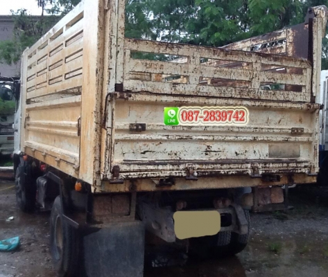 ขายรถดั้มพ์ 6 ล้อ ขนาดกลาง HINO 175 แรงม้า