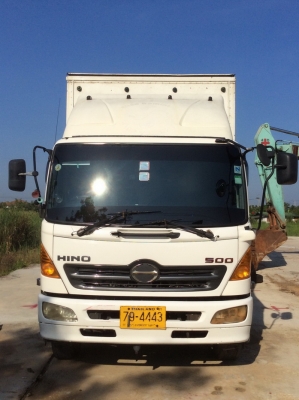 ขาย ุ6 ล้อใหญ่ Hino 500 NGV แท้จากศูนย์ ปี 54 พร้อมตู้ทึบ และ ลิฟท์ท้าย ราคา 1,880,000 บาท