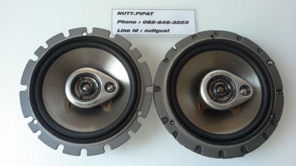 ลำโพงแกนร่วม 3 ทาง Pioneer ขนาด 6 นิ้ว  สวยๆ  เสียงดี