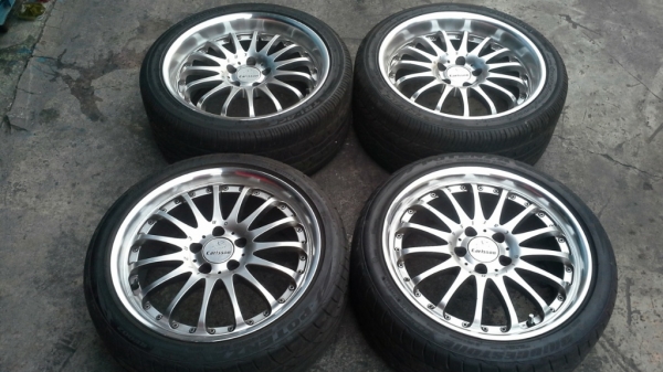 ล้อแม็กซ์พร้อมยาง Carlsson 5H112 ขอบ 18 นิ้ว สำหรับ Benz สวยๆ มือสองยุ่น
