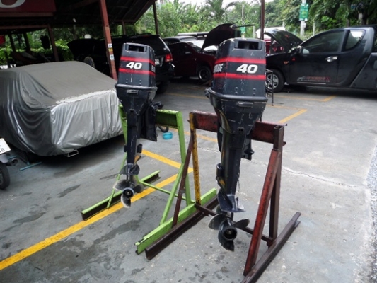 เครื่องเรือ EVINRUDE 40 แรง 2 ตัว 55000