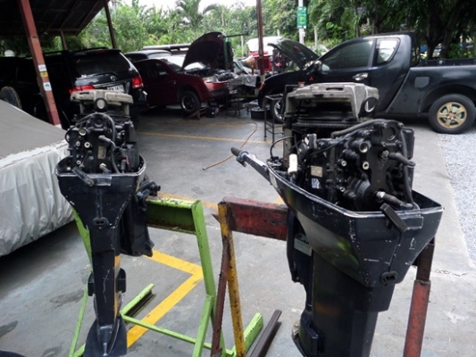 เครื่องเรือ EVINRUDE 40 แรง 2 ตัว 55000