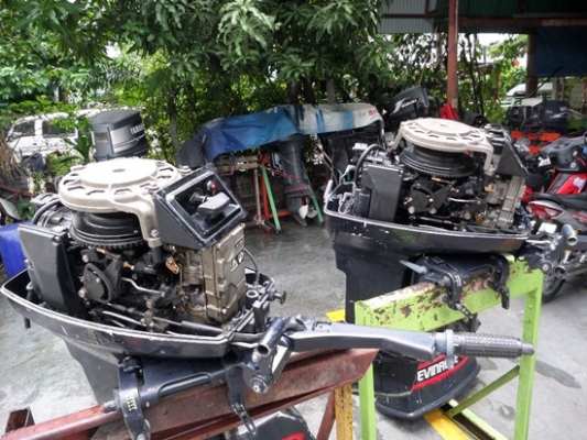 เครื่องเรือ EVINRUDE 40 แรง 2 ตัว 55000