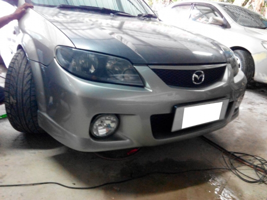 สเกิร์ตรอบคัน พร้อมสปอตไลท์ Mazda 323 Protege 2.0 GT