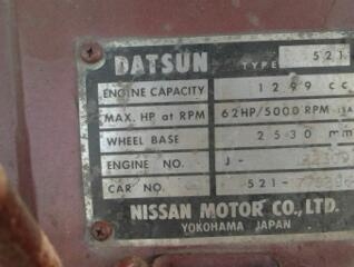 ขายdatsun 521เกีตร์คอ