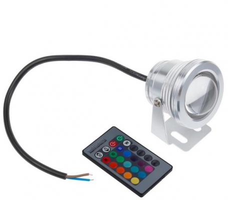 หลอดไฟ LED RGB ใต้น้ำ กันน้ำได้ สำหรับตกแต่งเปลี่ยนสีได้