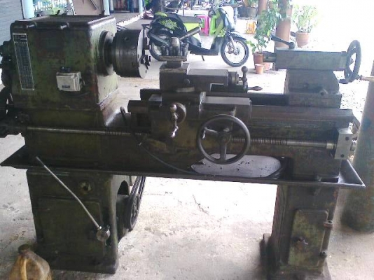 แท่นกลึง 4 ฟุต กลึงเกลียวได้ เพลาเดียว เกียร์กระตุก พร้อมใช้ไฟบ้าน 36,000