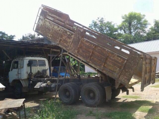 ขายกระบะเหล็กพร้อมชุดดัมพ์ ยกลงจาก HINO F17  สภาพพร้อมใช้งาน