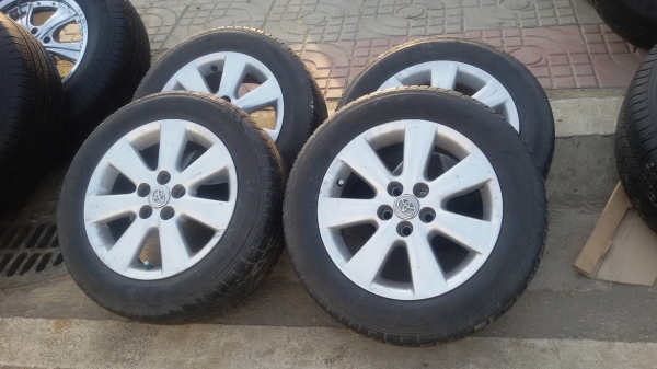 ขายล้อขอบ15 5รู100พร้อมยางชุดละ5800