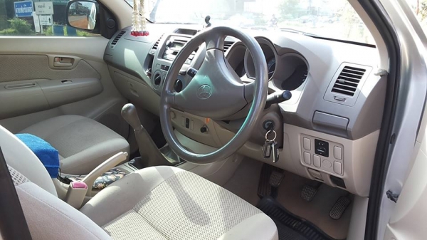 **395,000 บ.ต่อรอง**ขายสวยๆบางๆเดิมๆ TOYOTA HILUX VIGO 3.0E PRERUNNER (ABS) โฉม4ประตู ตัวสูง เกียร์ธรรมดา ปี50/07 เครื่องเดิมเกียร์เดิม ไมล์2xx,xxx กม. เครื่องดี แห้งๆ ไม่มีเยิ้ม แรงดี เกียร์ไม่มีหอน ช่วงล่างหนึบ คัสซีสวยเดิมโรงงาน กระบะสวยมีพื้นปูกระบะ ห