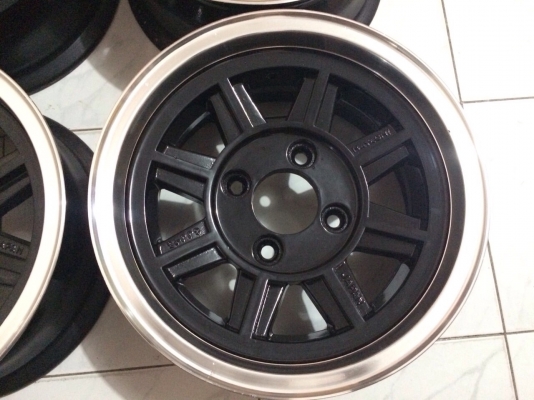 ล้อฮายาชิ13x6 4/110 ใส่มาสด้า มิร่า