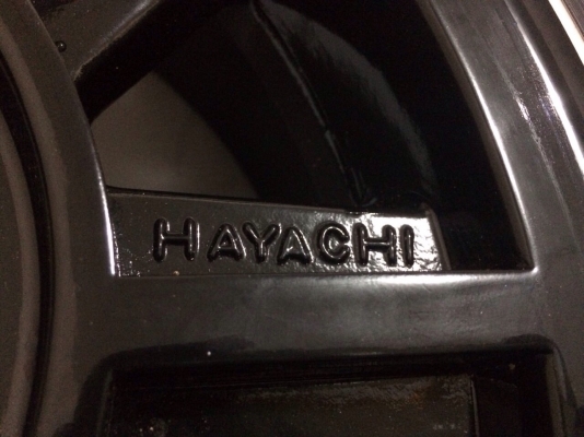 ล้อฮายาชิ13x6 4/110 ใส่มาสด้า มิร่า