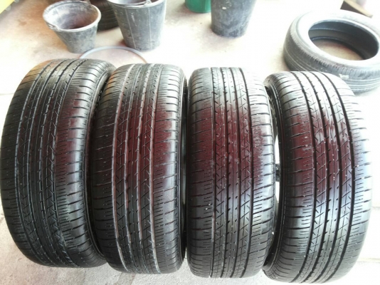 ล้อเดิม New Vios 1.5S ขอบ16พร้อมยาง Bridgestone 195-50R16 ปลายปี 13 ยางลงพื่นปี 14 ครับ