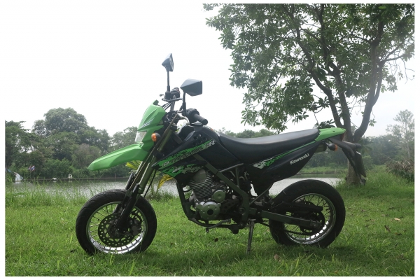 Kawasaki D-tracker 125 (รถมือเดียว)  สวยๆ