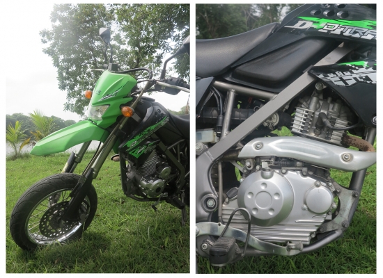 Kawasaki D-tracker 125 (รถมือเดียว)  สวยๆ