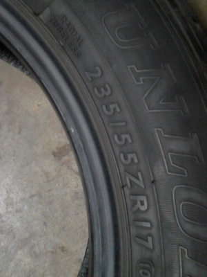 235/55R17 DUNLOP SPSPORT MAXX สวยๆดอกยางหนา ชุด 4 เส้น ปี2012 TEL.081-427-3941