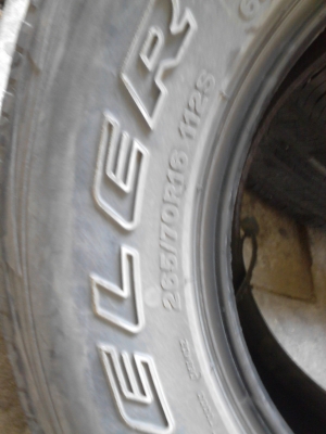 265/70R16 BRIDGESTONE DUELER  A/T  TEL.081-427-3941