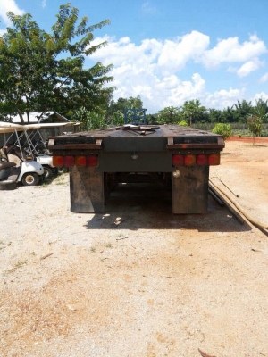 !!ขายด่วน!! หางเทลเลอร์ เก่านอก พื้นเรียบ 2เพลา !!ขายด่วน!! หางเทลเลอร์ เก่านอก พื้นเรียบ 2เพลา