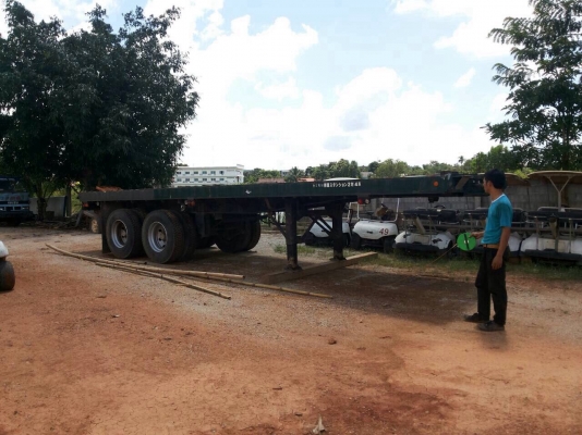 !!ขายด่วน!! หางเทลเลอร์ เก่านอก พื้นเรียบ 2เพลา