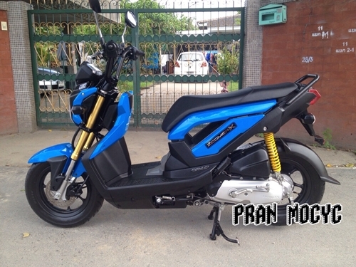 Zoomer-xสีน้ำเงินดำ ปี2014