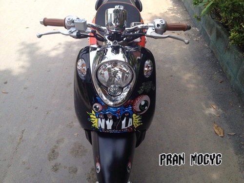 รถใหม่ยังไม่ได้จดทะเบียนyamaha finoรถเเต่งจากศูนย์ยามาฮ่า ล้อเเม็คขอบ12