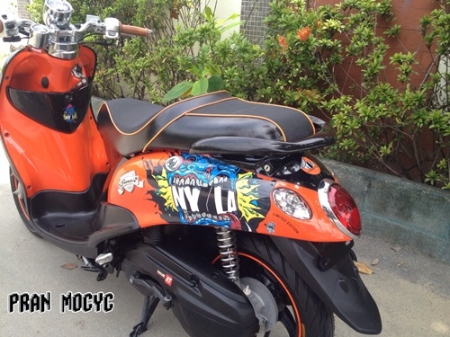 รถใหม่ยังไม่ได้จดทะเบียนyamaha finoรถเเต่งจากศูนย์ยามาฮ่า ล้อเเม็คขอบ12