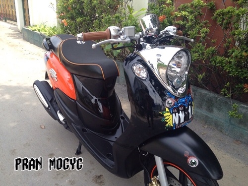 รถใหม่ยังไม่ได้จดทะเบียนyamaha finoรถเเต่งจากศูนย์ยามาฮ่า ล้อเเม็คขอบ12